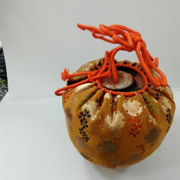 漢の柿べたの茶壺