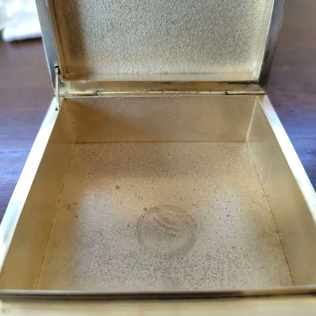 ① 七宝花紋様小箱　ジュエリー箱　アンティーク