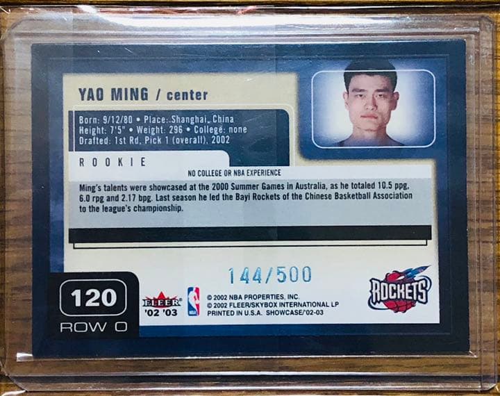 ヤオ・ミン（ようめい）Yao Ming（姚明）3枚セット