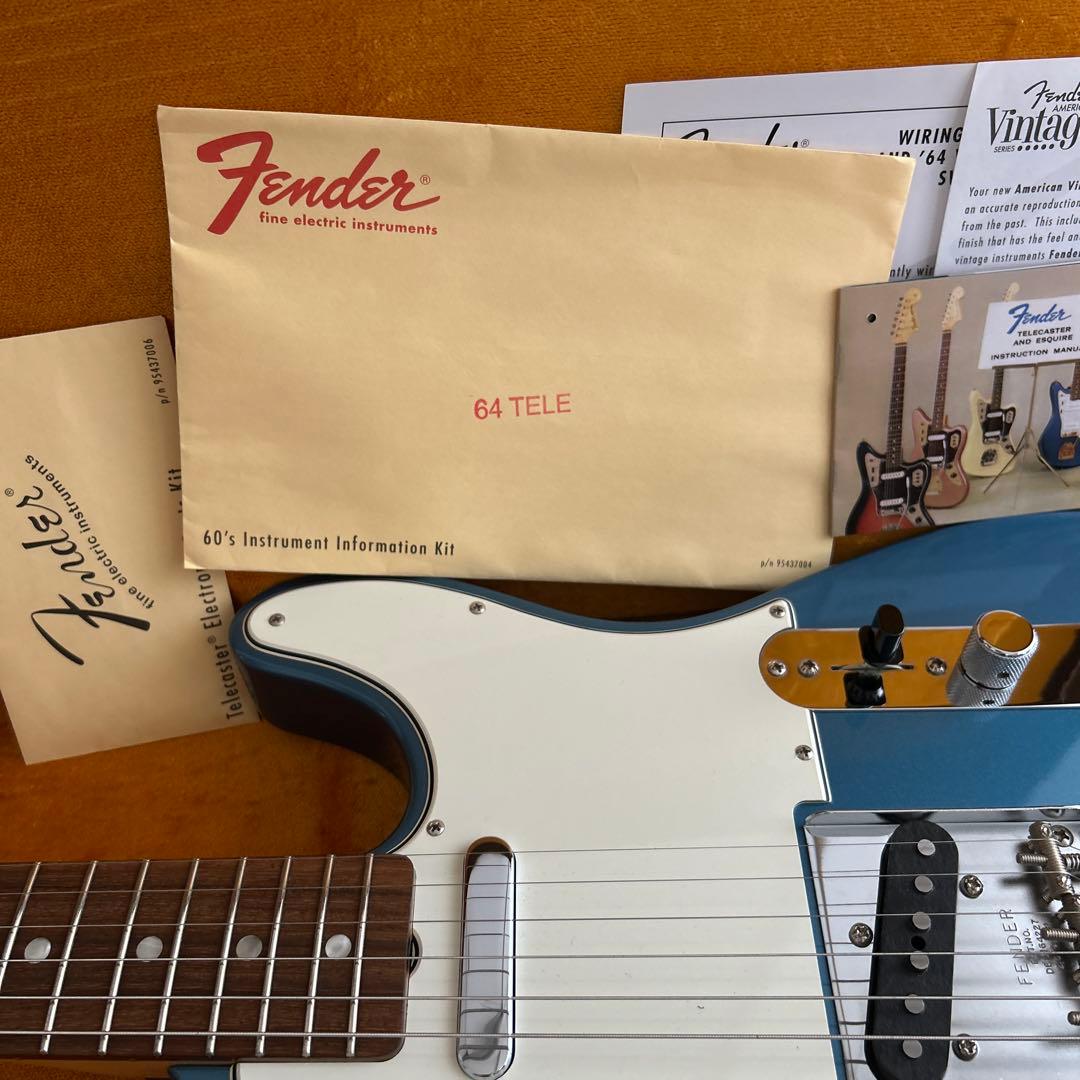 【美品】Newアメビン64 テレキャス 極薄ラッカー 軽量アルダー