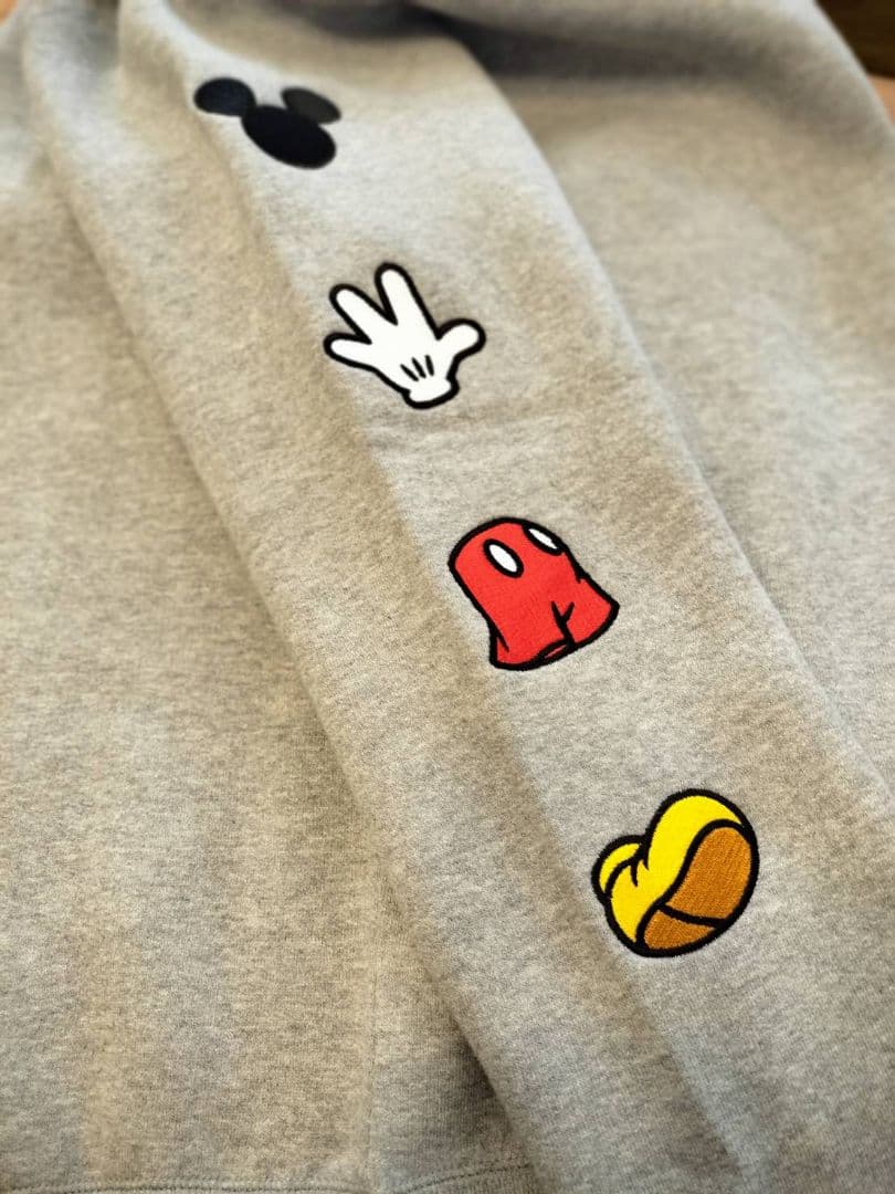 【新品】日本製 パーリーゲイツ ミッキー スウェット グレー サイズ6 裏起毛