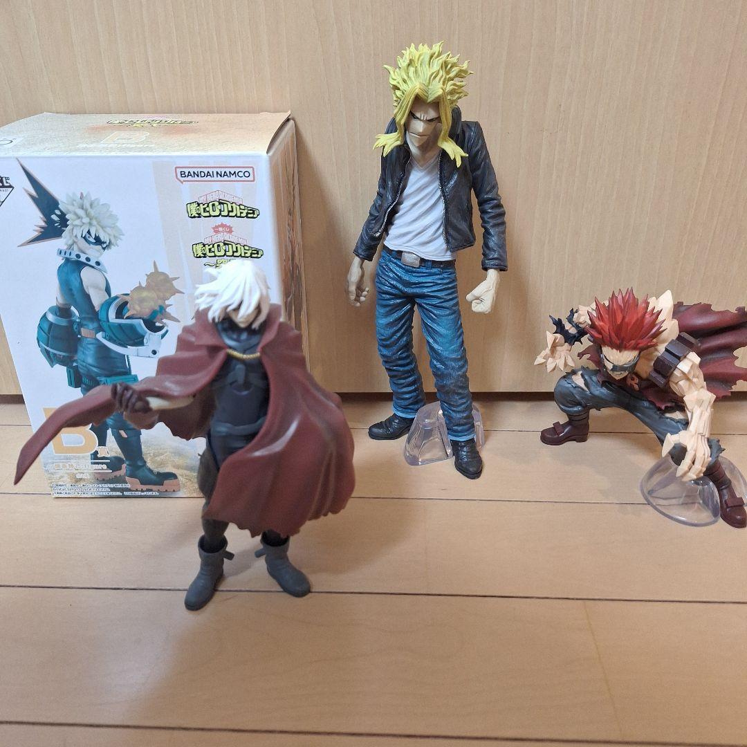 僕のヒーローアカデミア オールマイト 爆豪勝己 死柄木弔 切島鋭児郎 一番くじ