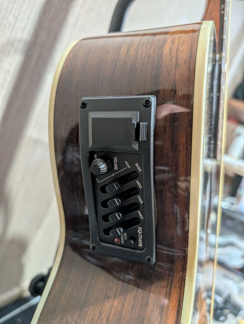 良音/Headway　HCF-28SB 改エレアコ　弦低め　ケース付