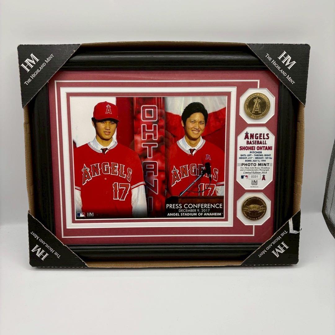 大谷翔平 フォトミント フレーム 記念パネル 限定品 Highland Mint