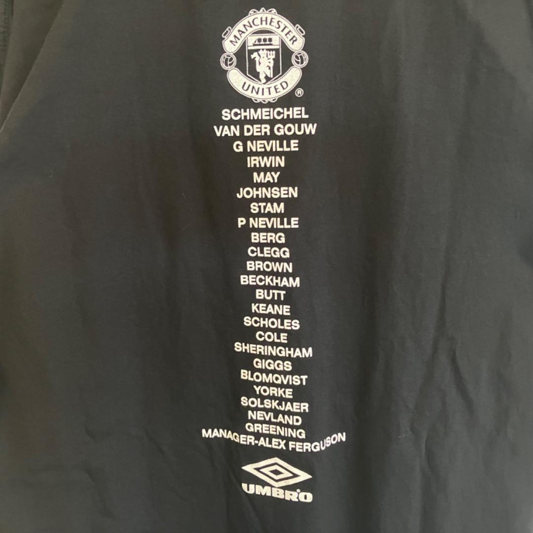 UMBRO マンチェスターU トレブル記念Tシャツ 入手困難 ヴィンテージ