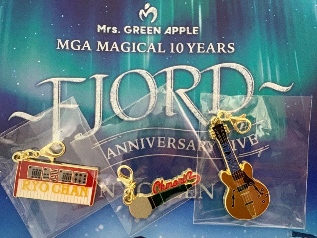 Mrs. GREEN APPLE 映画メタルチャーム♪コンプリート3個セット♪