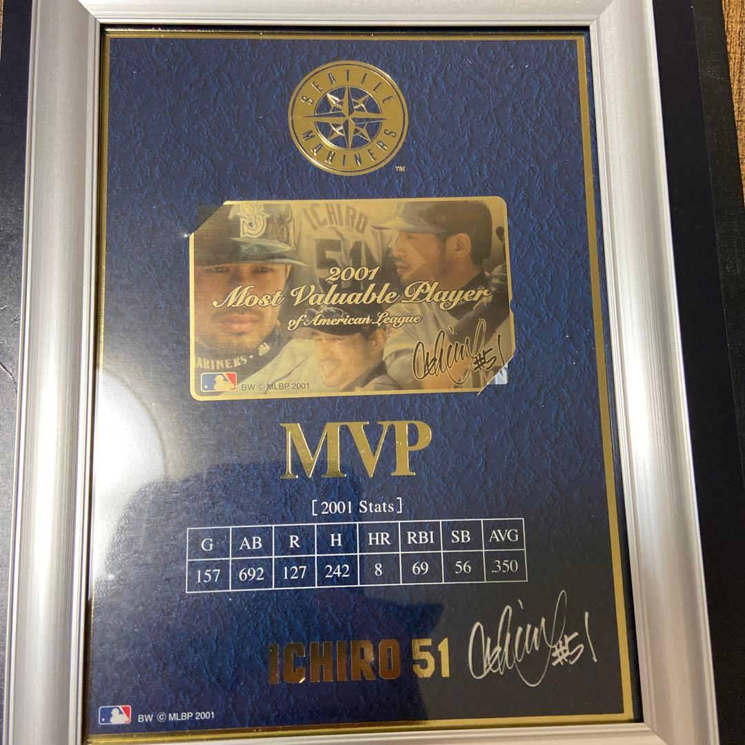 【祝MLB殿堂入り】イチロー　2001 MVP メモリアルプレート