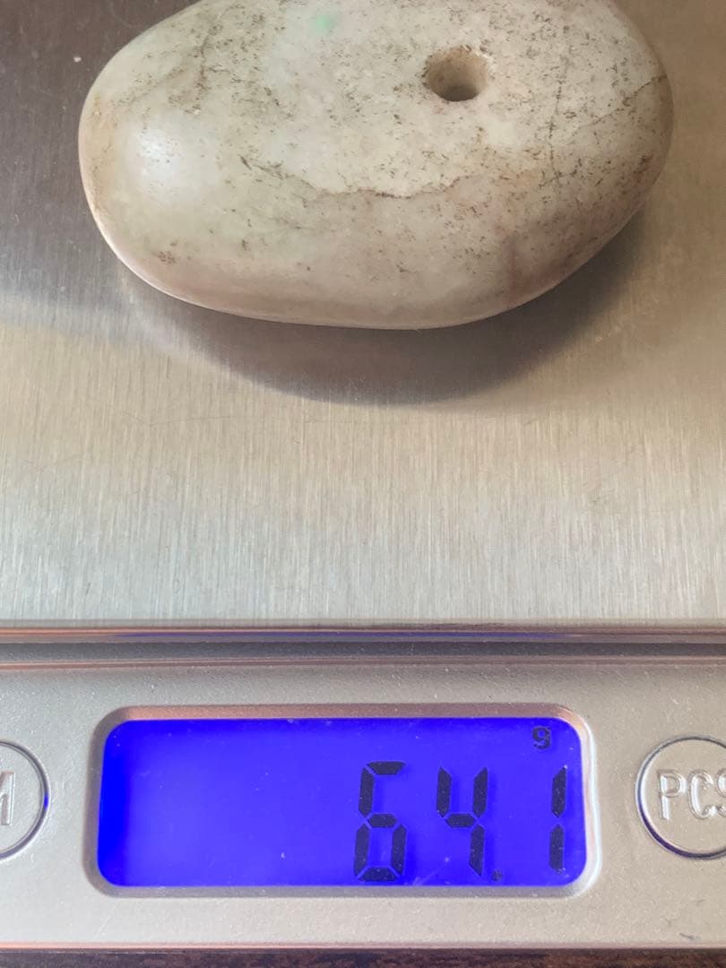 縄文時代後期　糸魚川翡翠大珠　出土　超特大　翡翠勾玉　根付　古墳　石器　勾玉