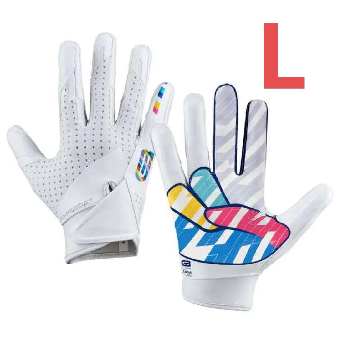【L】GRIP BOOST Stealth 5.0 アメフト グローブ
