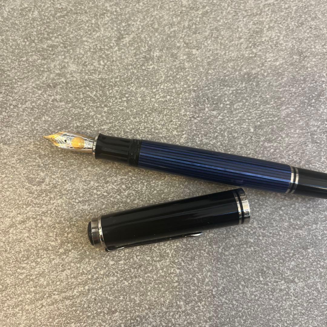 ペリカン スーベレーン M805 万年筆 ブルーストライプ