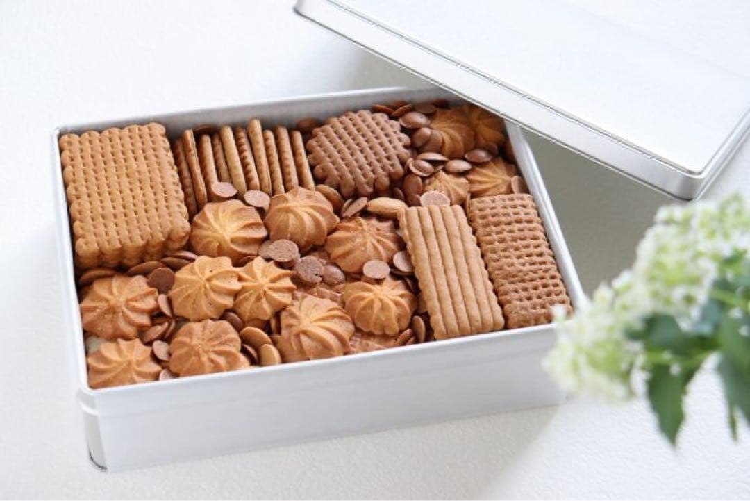 【入手困難】村上開新堂 クッキー 缶 780g