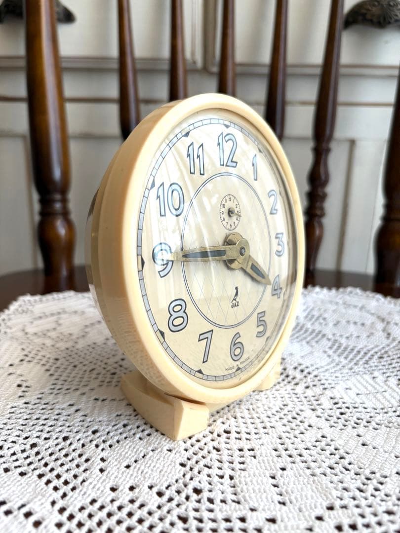 フランスヴィンテージ　JAZ 目覚まし時計　アメリ　キレンジャク　ディスプレイ品