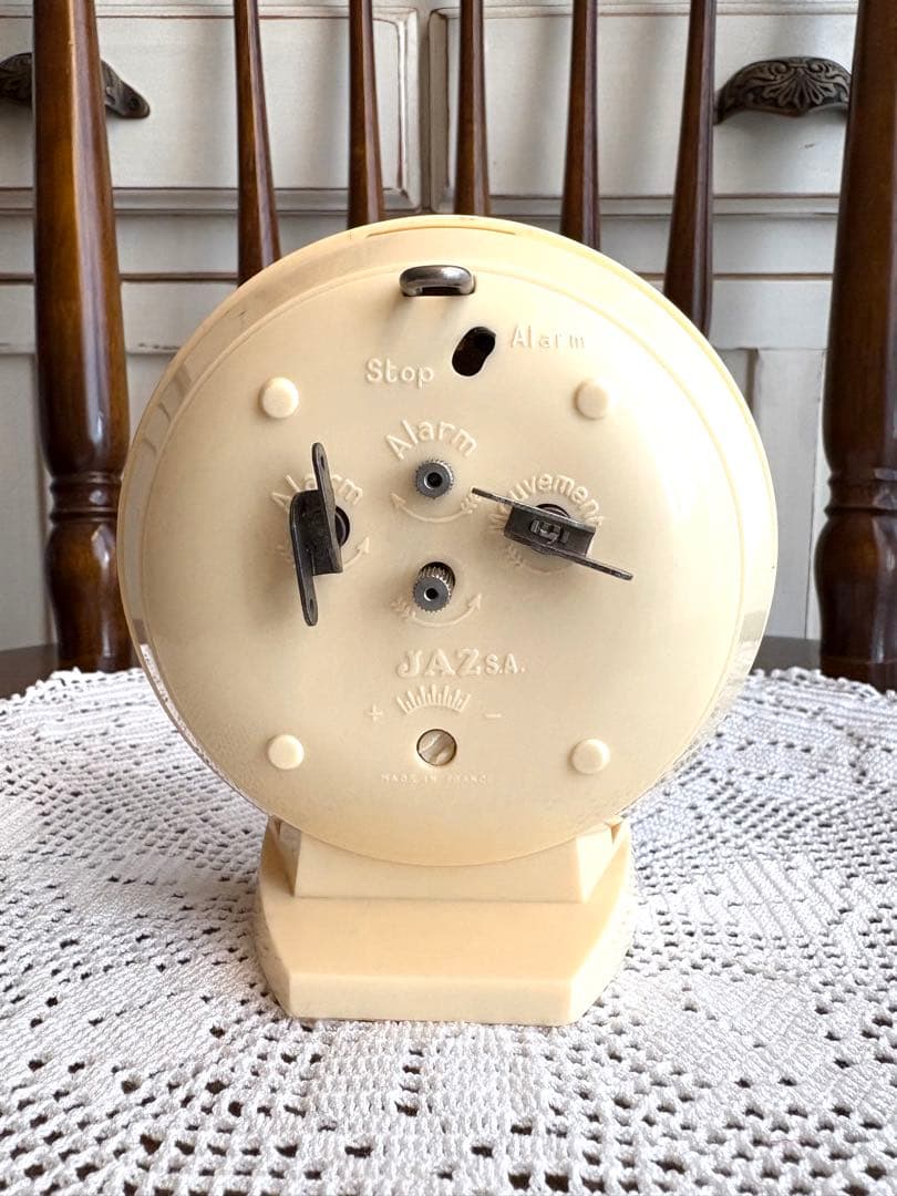 フランスヴィンテージ　JAZ 目覚まし時計　アメリ　キレンジャク　ディスプレイ品