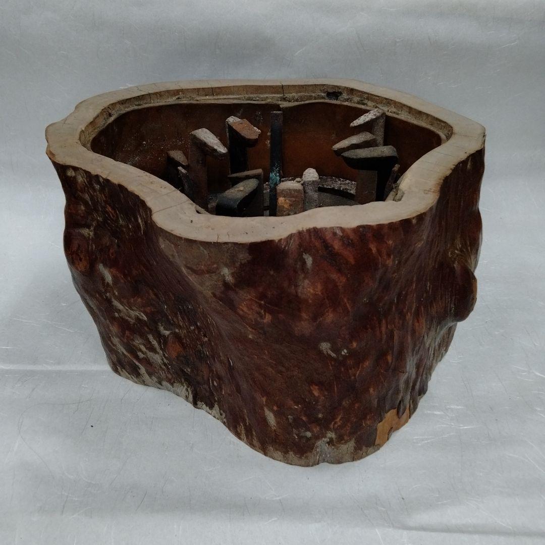 天然木　火鉢　五徳　まとめ売り　切り株レトロ