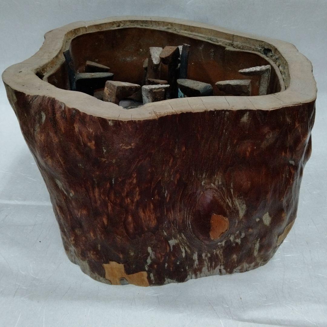 天然木　火鉢　五徳　まとめ売り　切り株レトロ