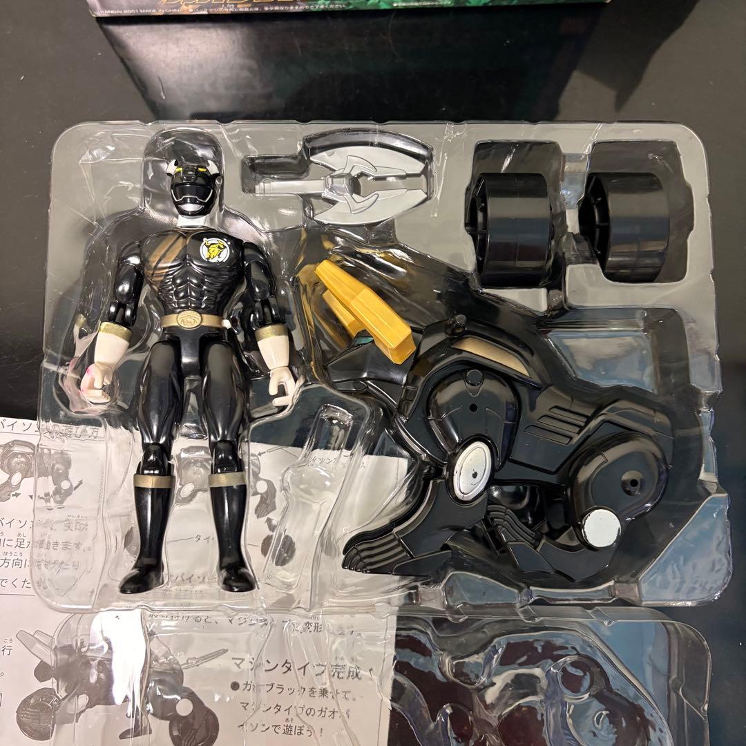 バンダイ フィギュア 百獣戦隊ガオレンジャー ガオブラック&ガオバイソンセット