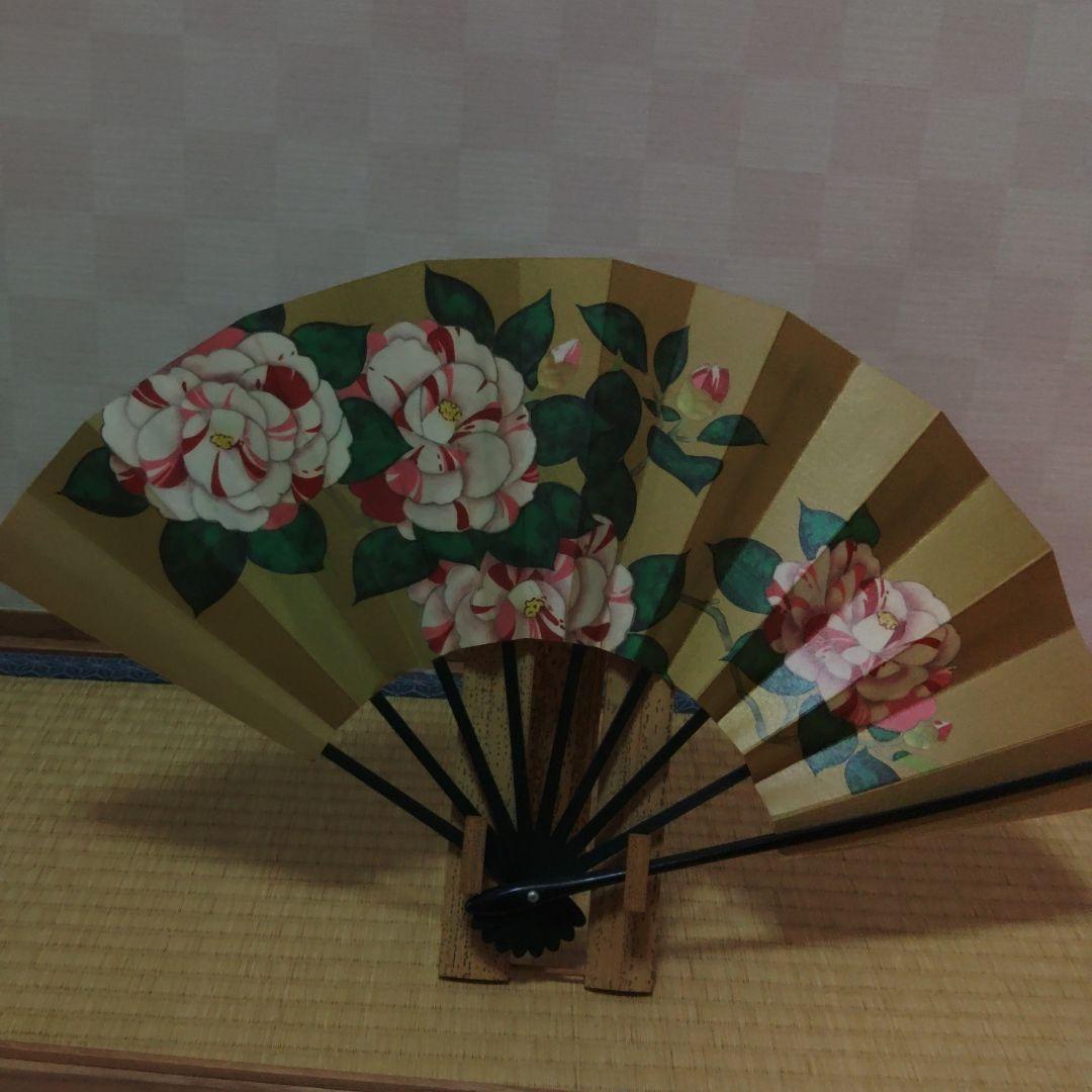 飾り扇子　花暦　東笙蒼作