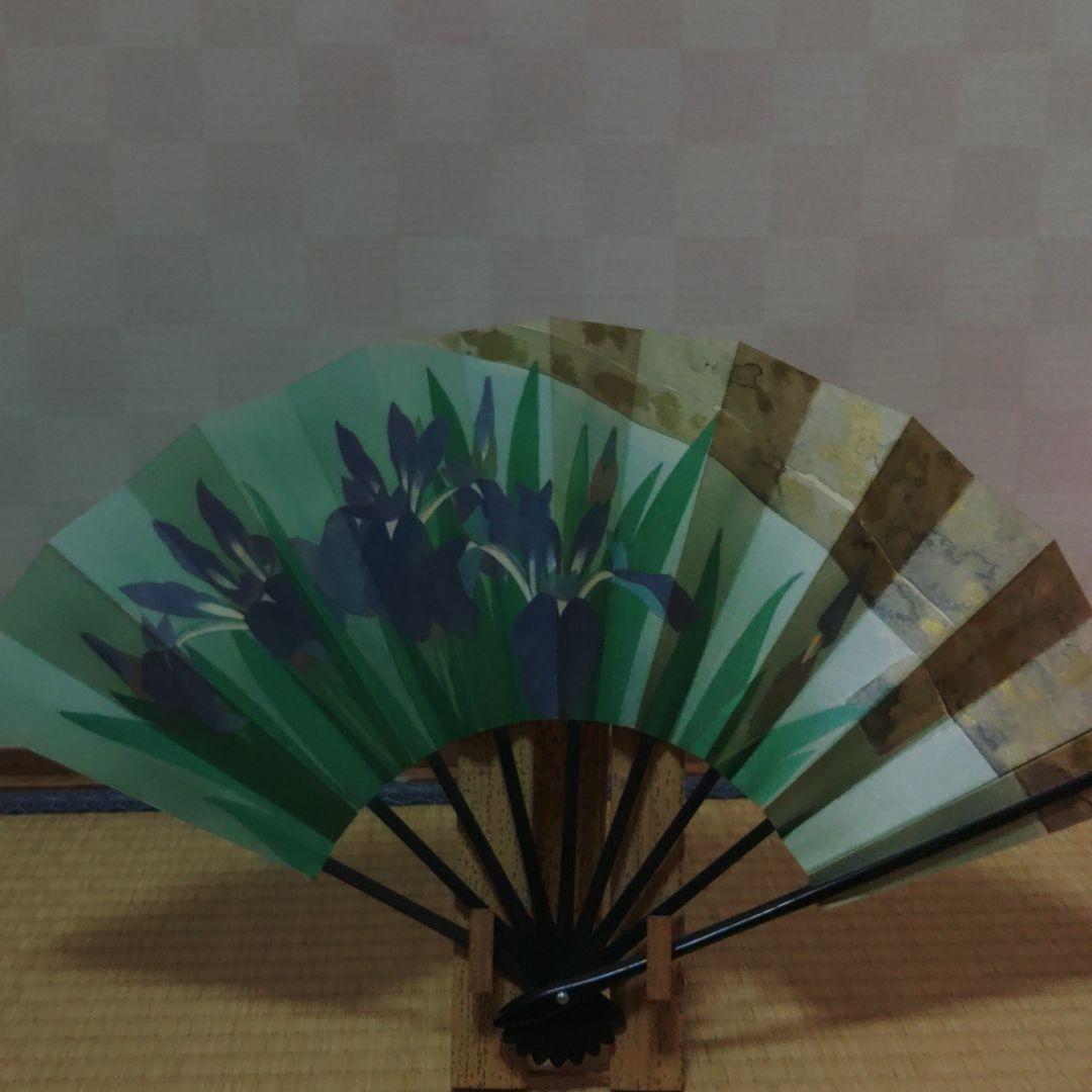 飾り扇子　花暦　東笙蒼作