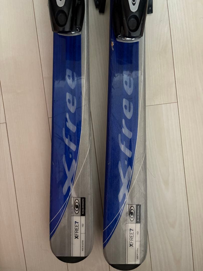 サロモンスキーとブーツのセット　１６２センチブーツ２３から２４センチ用　大人用