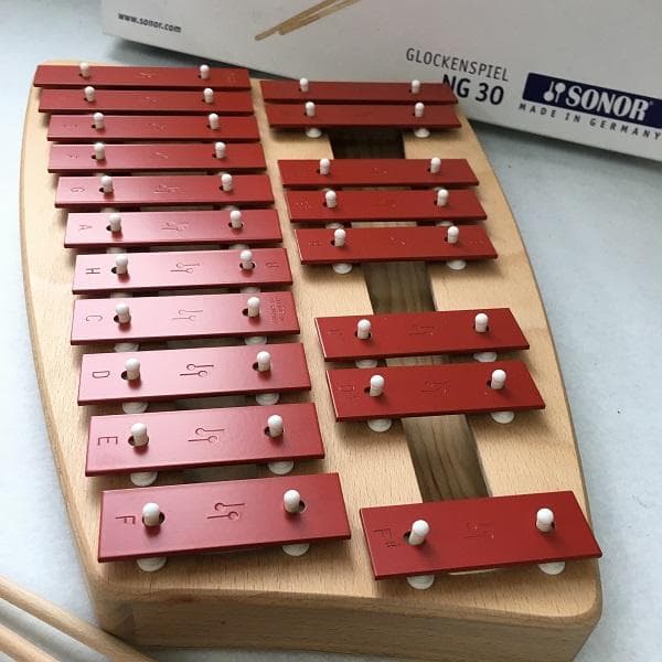 Y 美品 鉄琴 NG30 ゾノア SONOR グロッケンシュピール メタルフォン