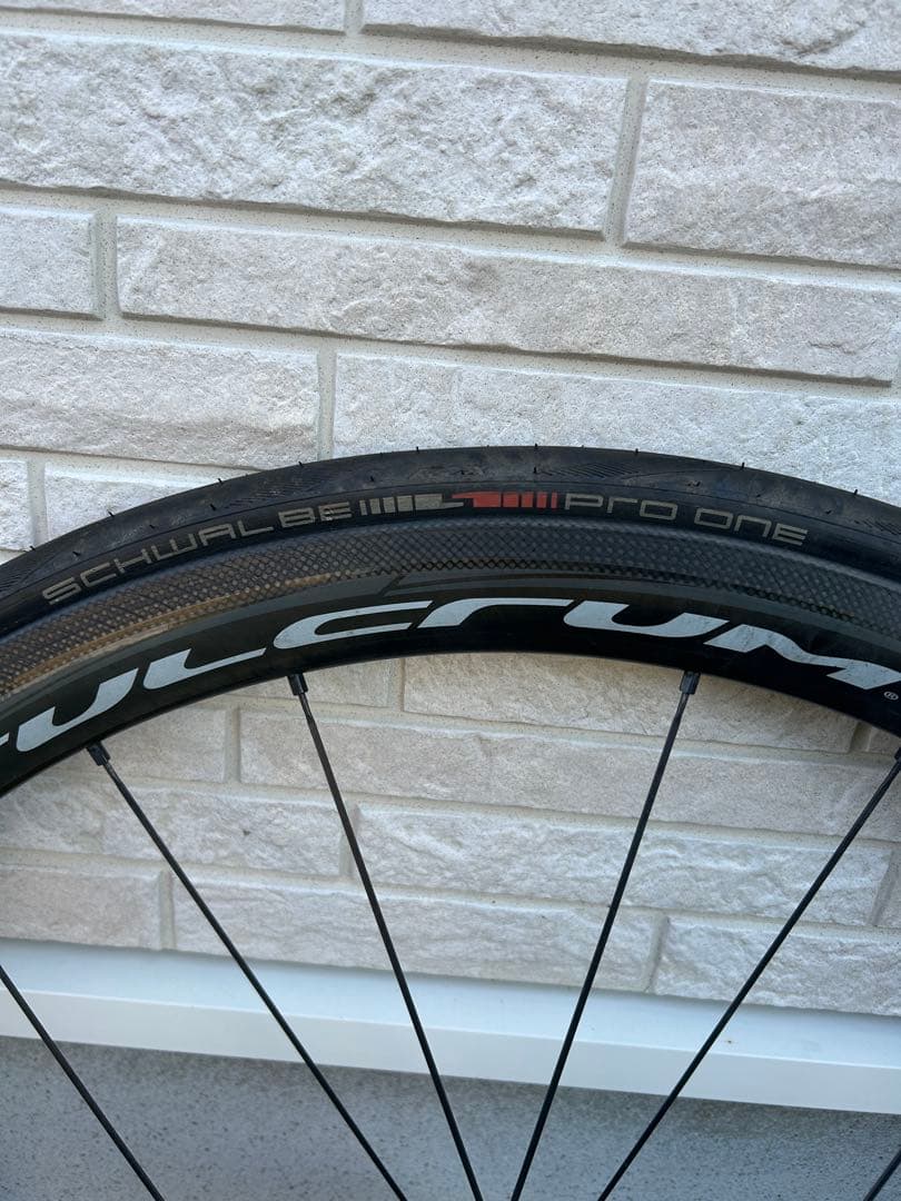 高橋フルクラムレーシングクアトロ クリンチャー+ シュワルベタイヤ美品