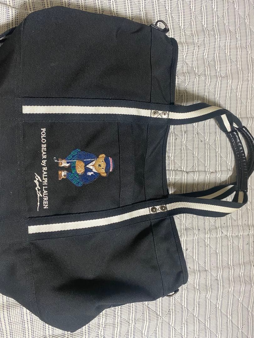 Polo Ralph Lauren 黒ボストンバッグ