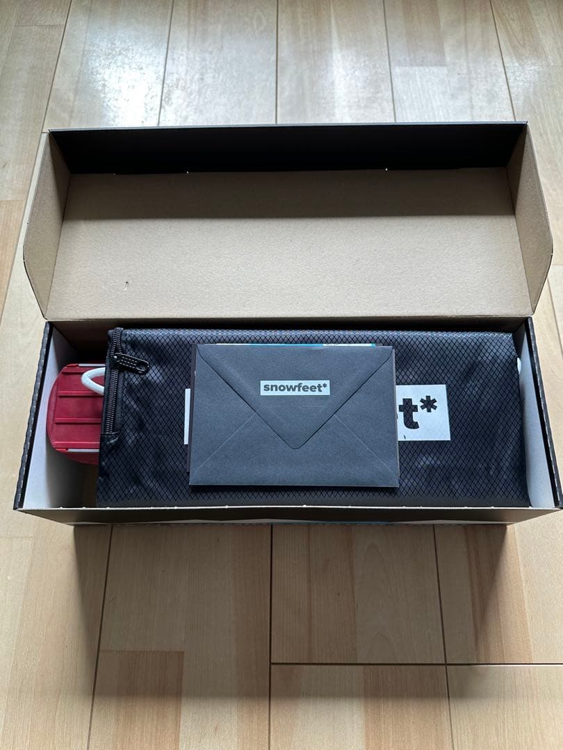 【正規品】 スノーフィートミニ キッズモデル 専用Wax付き レッド