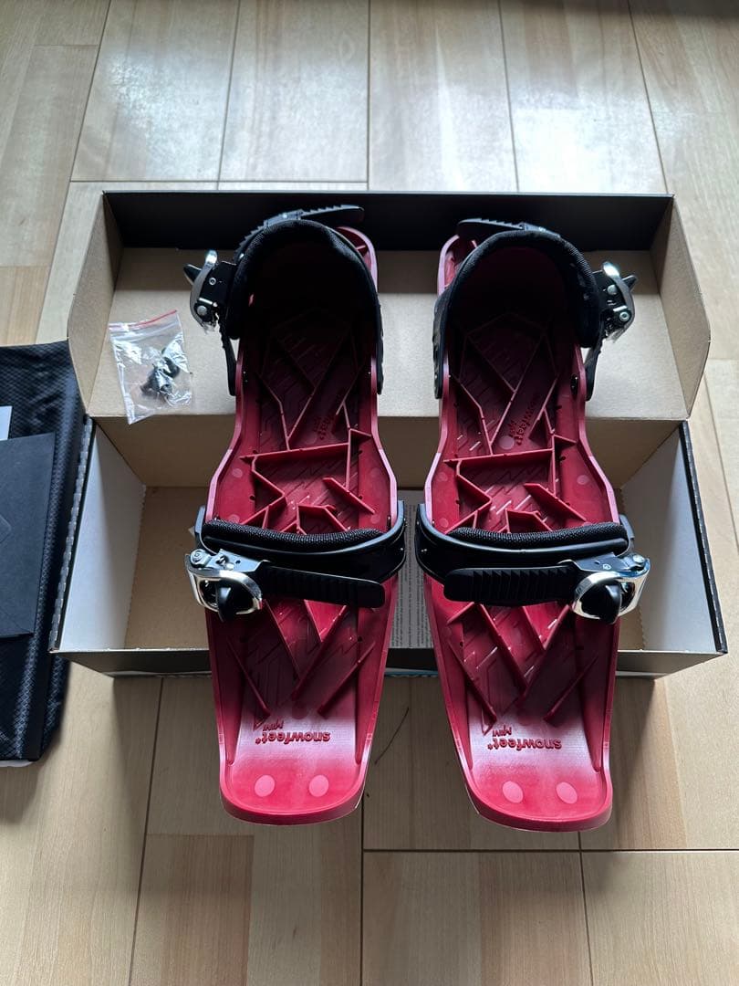 【正規品】 スノーフィートミニ キッズモデル 専用Wax付き レッド