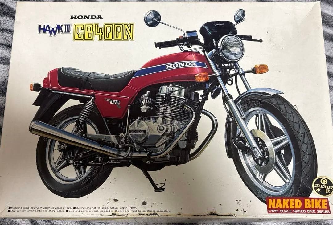 HONDA HAWK III CB400N 1/12スケール