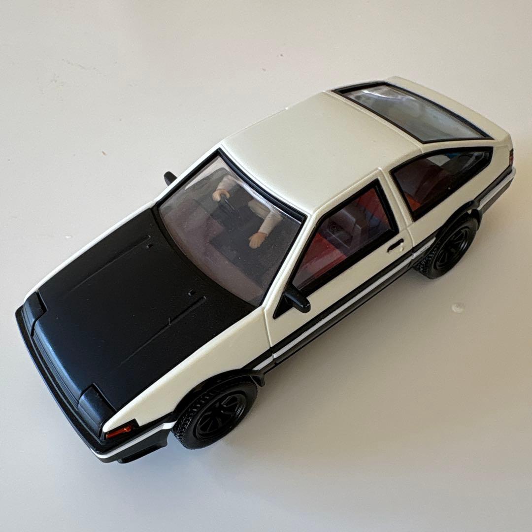 頭文字D 藤原とうふ店　プロジェクトD トヨタ AE86 ミニカー 2台セット