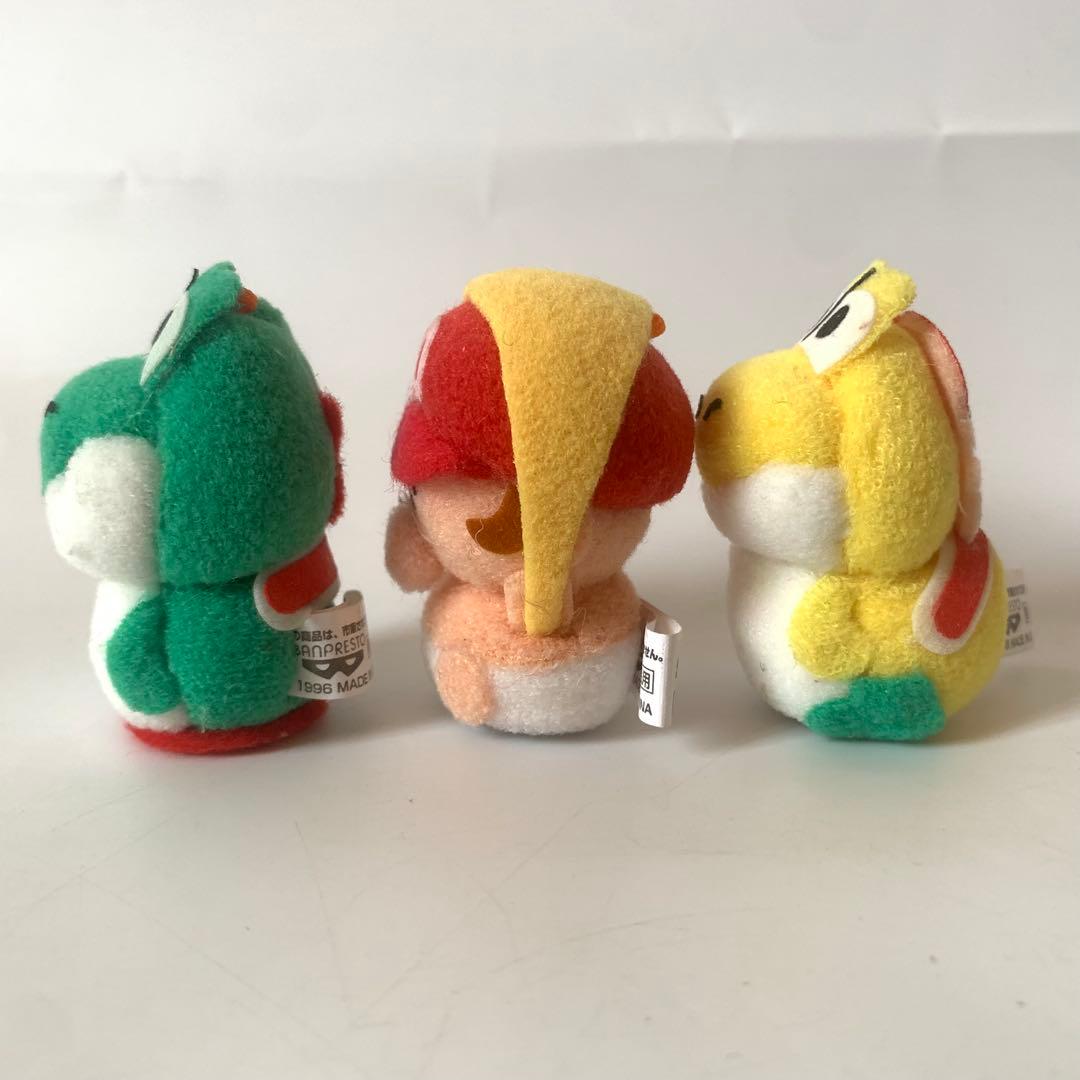 未使用 きゃらころ スーパーマリオ ヨッシーアイランド マスコット 3個