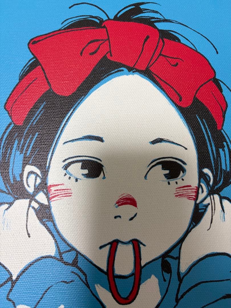 古塔つみ　キャンバス　ジークレー　over print canvas kyne