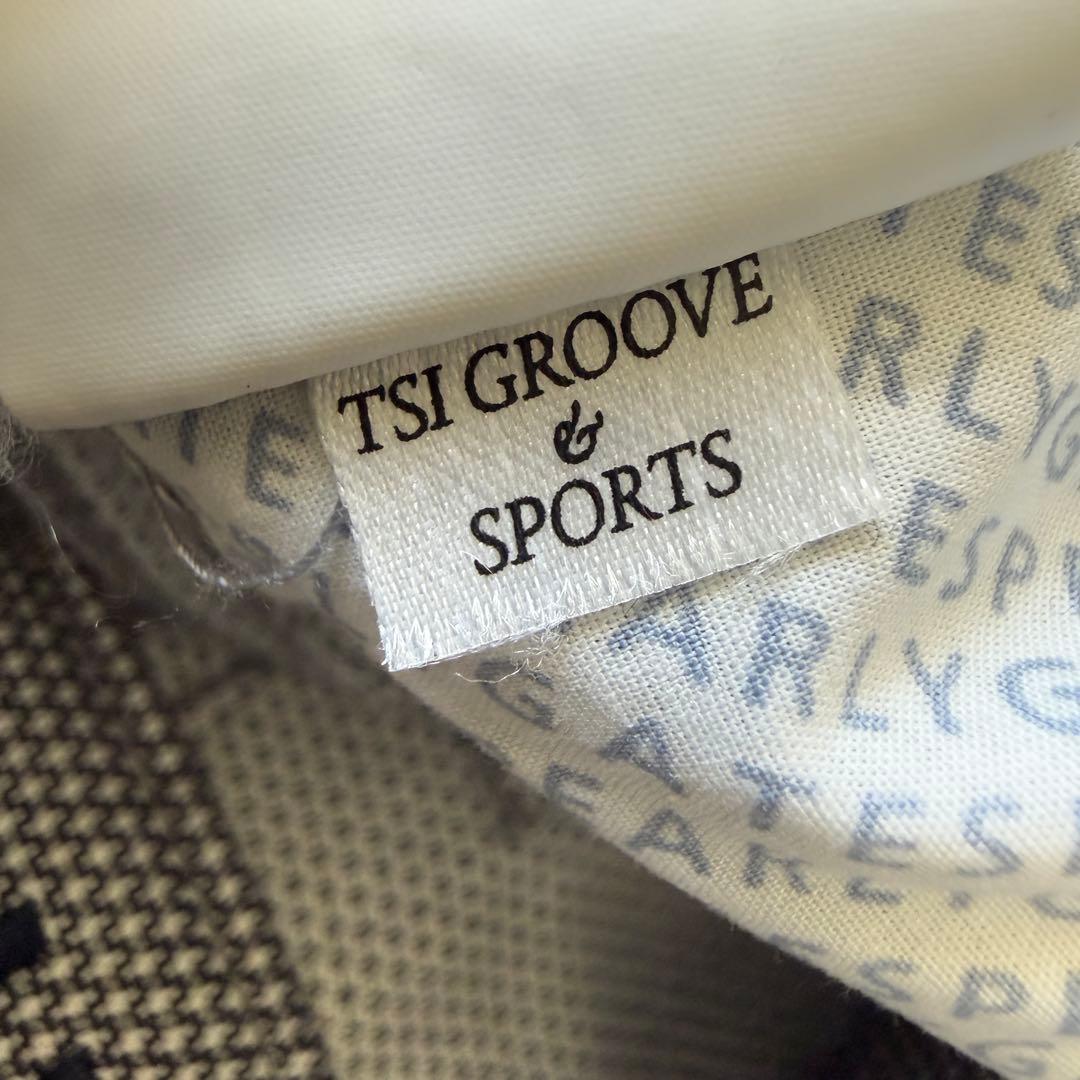 美品　パーリーゲイツ　パンツ　グレー　M〜L相当　コットン素材　ネイビー　紺　4