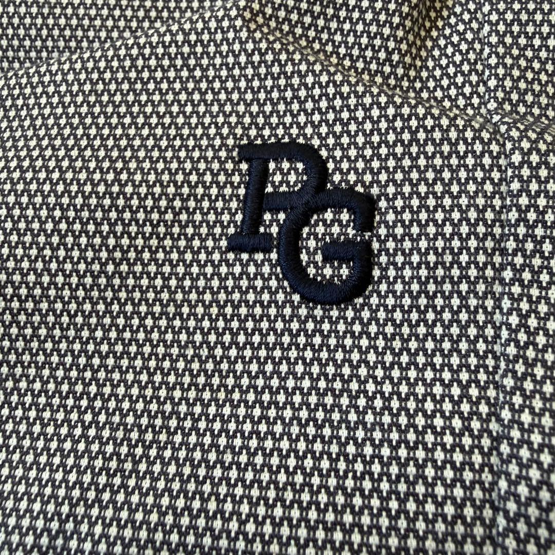 美品　パーリーゲイツ　パンツ　グレー　M〜L相当　コットン素材　ネイビー　紺　4