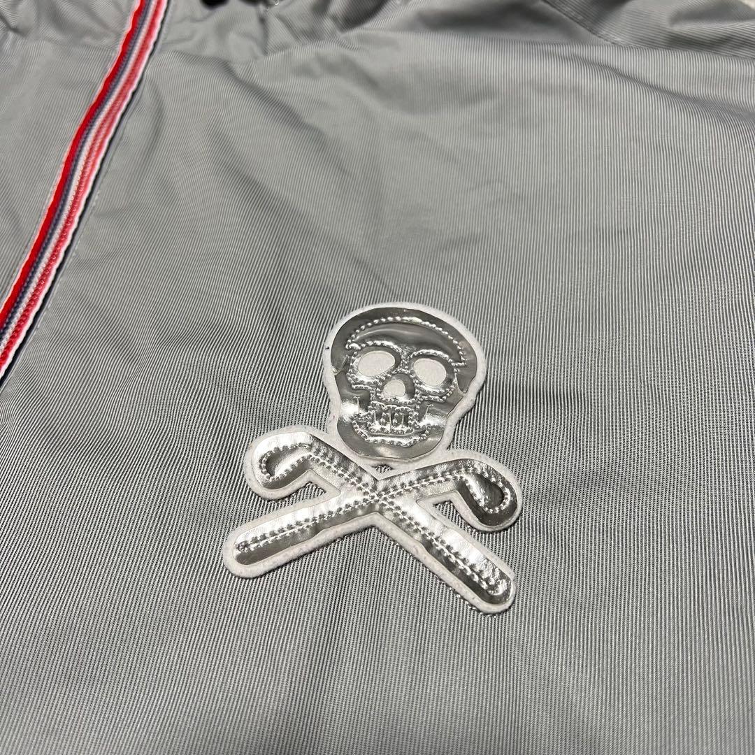 マークアンドロナ　ナイロンジャケット グレー　Mサイズ　ゴルフウェア