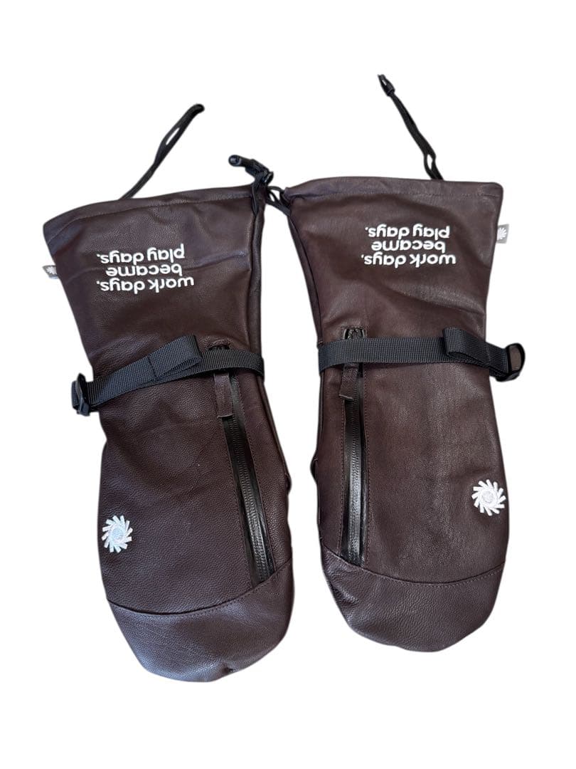 PO1プレイデザインOVER LEATHERスノーボード グローブ レザー