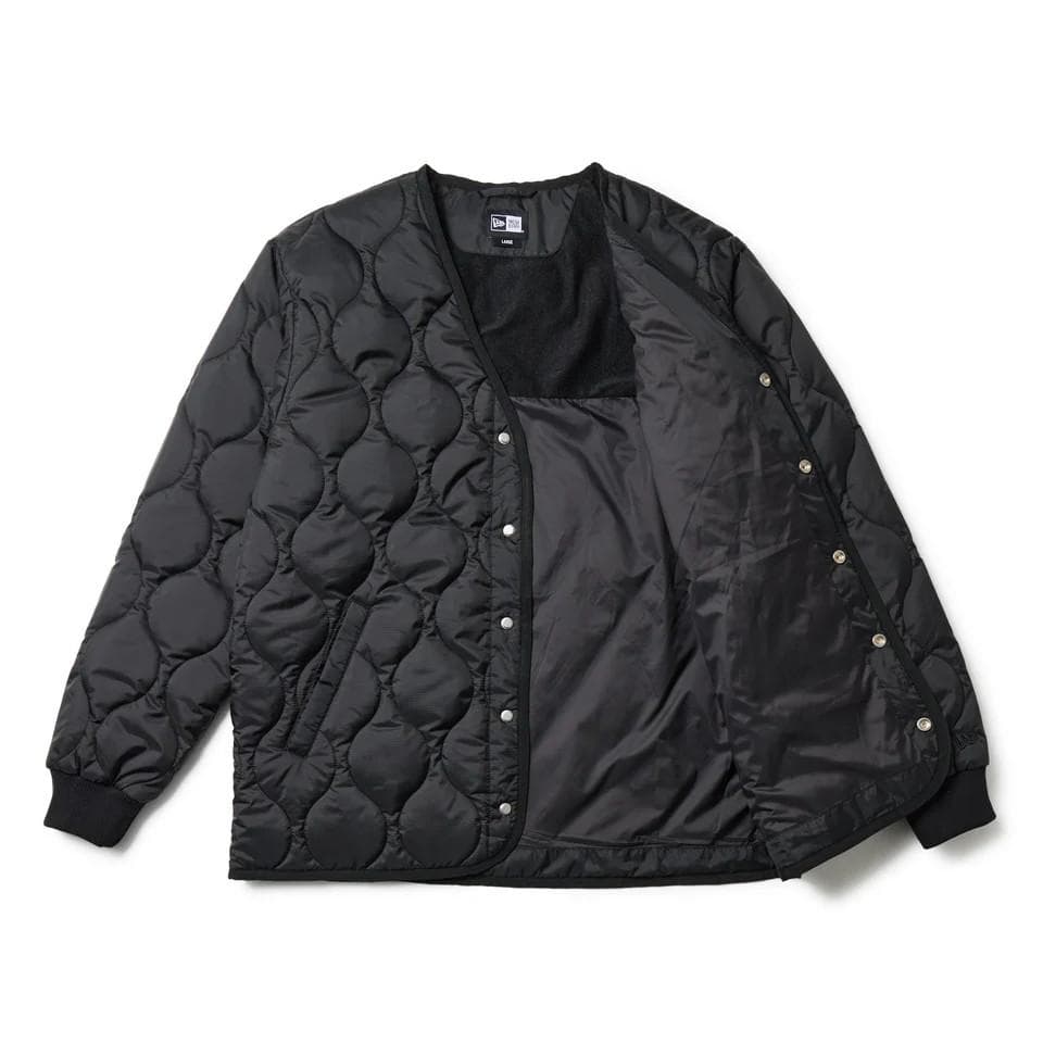 NEWERA GOLF キルティング　ジャケット ブラック　Mサイズ