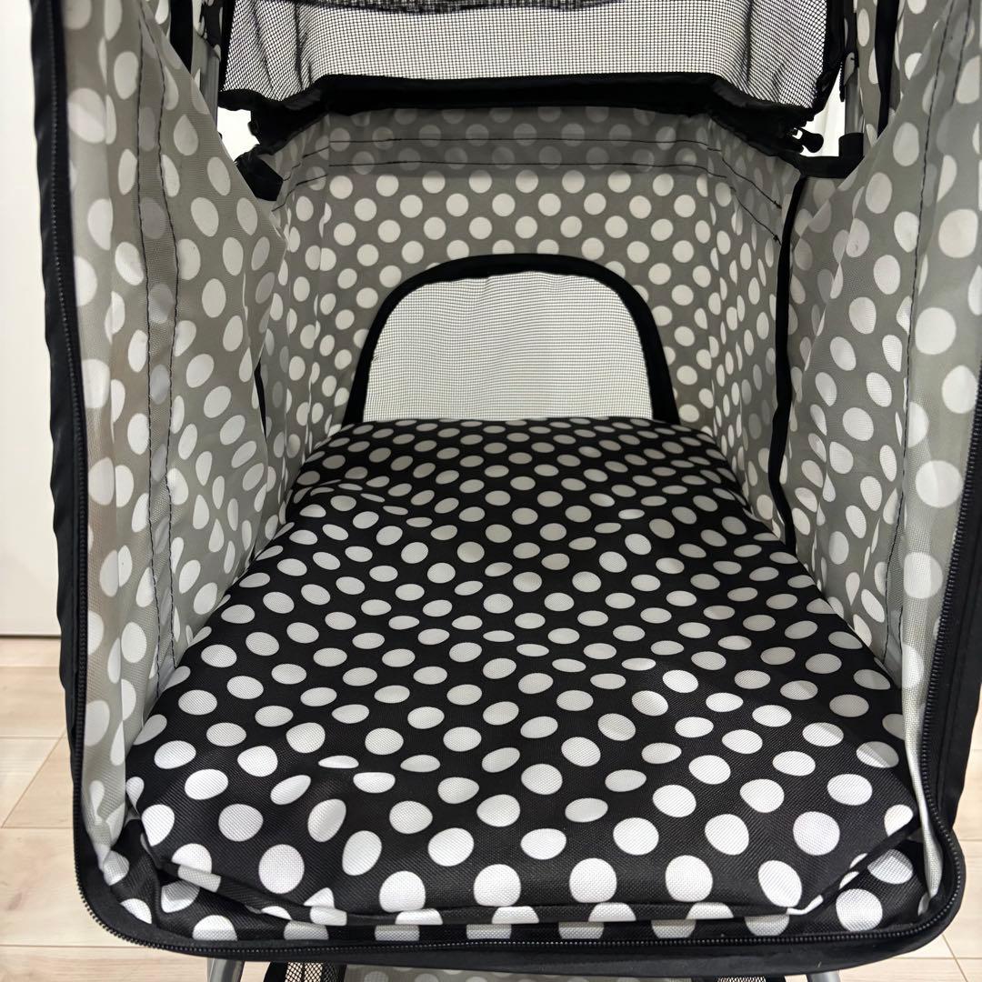 ペットカート 猫 犬 バギー 多頭用 カート 犬用ベビーカー 折りたたみ 四輪