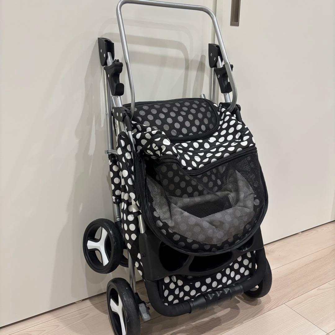 ペットカート 猫 犬 バギー 多頭用 カート 犬用ベビーカー 折りたたみ 四輪