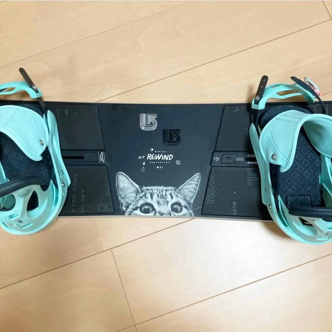 【美品】BURTON スノーボード 145cm ブーツ 24.5cm