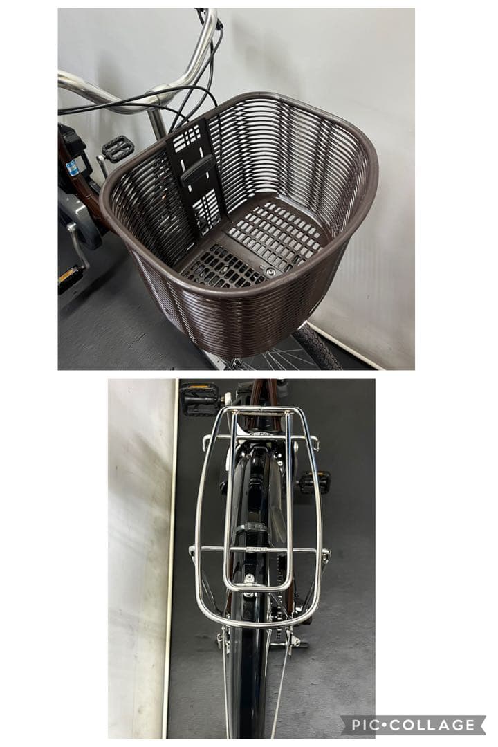 1年保証 送料無料　新型　ヤマハ　パスチア　26インチ　茶色　電動アシスト自転車