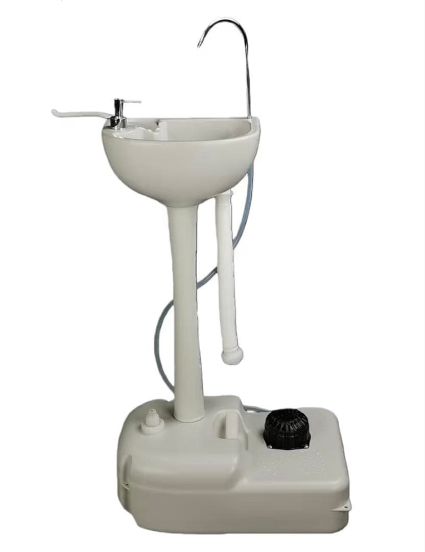 【未使用品】ポータブル洗面台　災害用　キャンプ用品　屋外用電源不要　介護用品