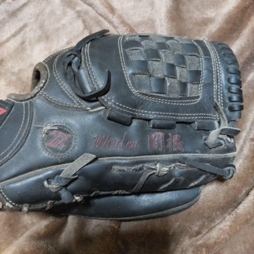 元横浜大洋ホエールズ　関根浩史投手　ZETT実使用グローブ　支給品