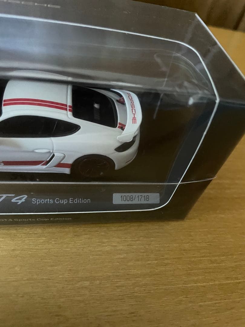Porsche 718 Cayman GT4 1718限定 sports cup