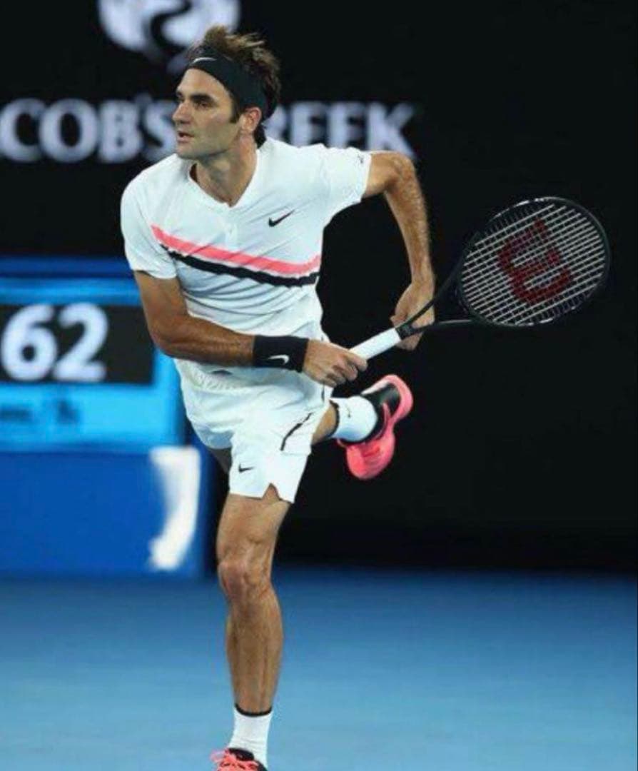 【廃番】フェデラーモデルナイキ　ヘンリーネックシャツ　RFシリーズ　Mサイズ