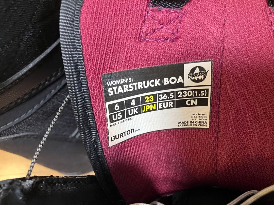 【大幅値下】23.0 cm Burton Boa スノーボードブーツ レディース