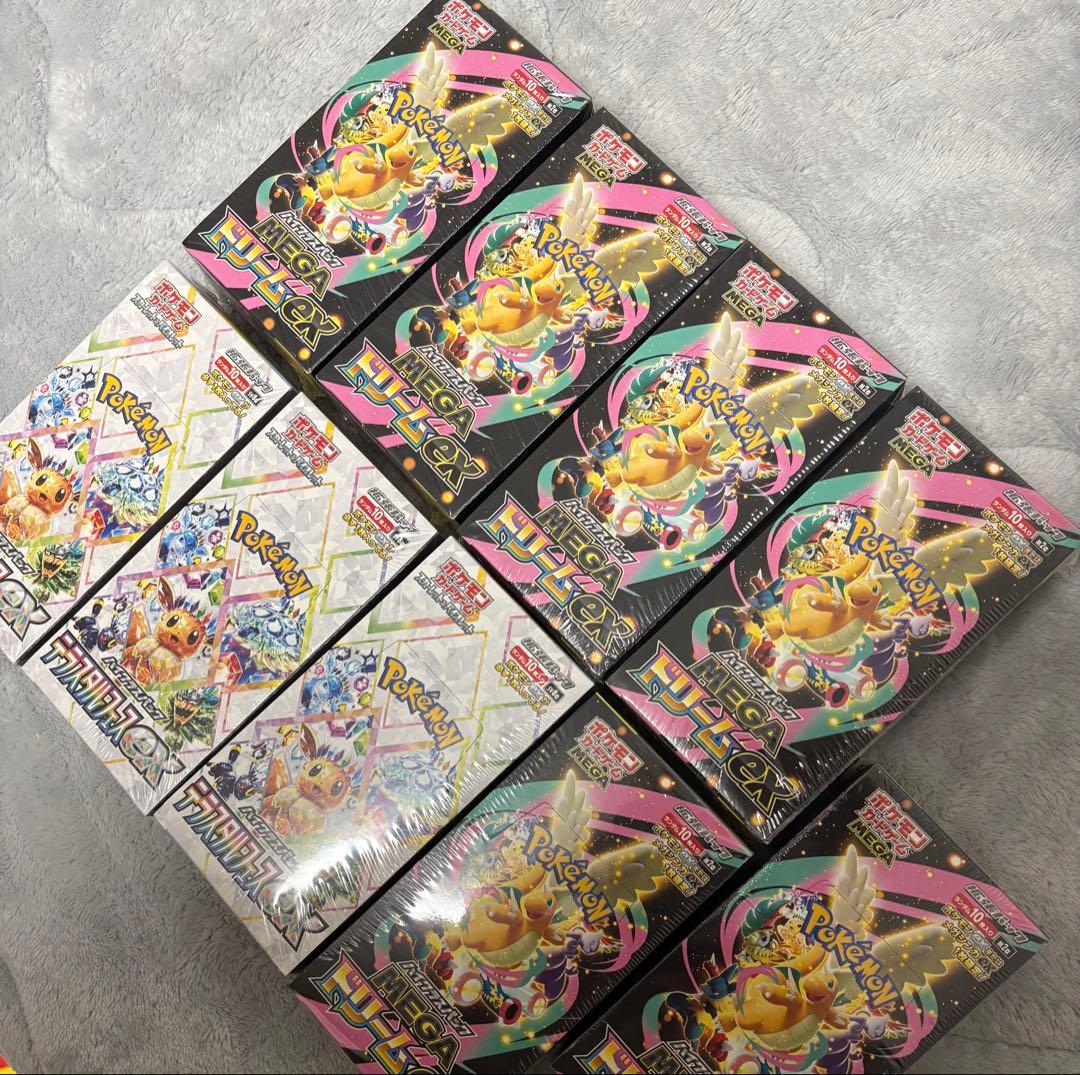 ポケモンカード メガドリーム6BOX テラスタルフェス3BOXシュリンク付き