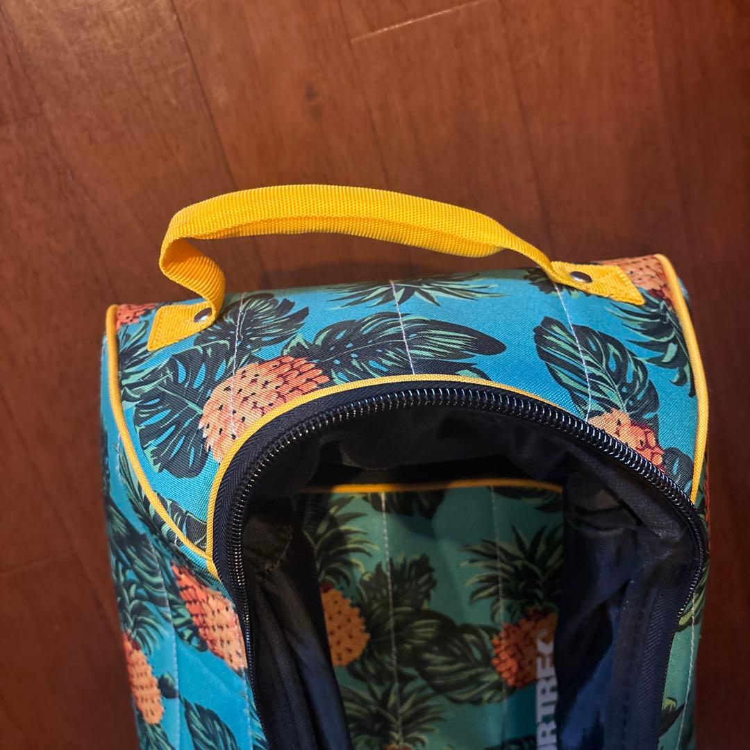 パイナップル柄キャディバッグ カバータイヤとクッション付きTOURTRE