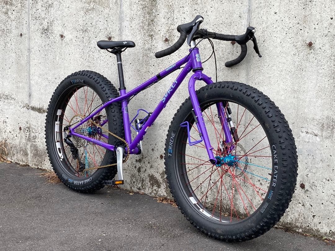 激レア 新品同SURLYサーリードロップハンドルHEDホイール超高級カスタム