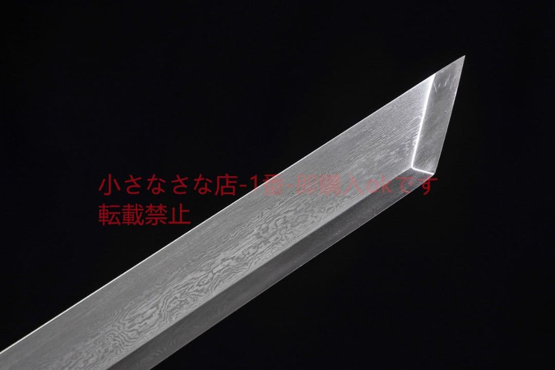 御霊竜唐横刀百錬模様鋼  古兵器 武具 刀装具 日本刀 模造刀 居合刀